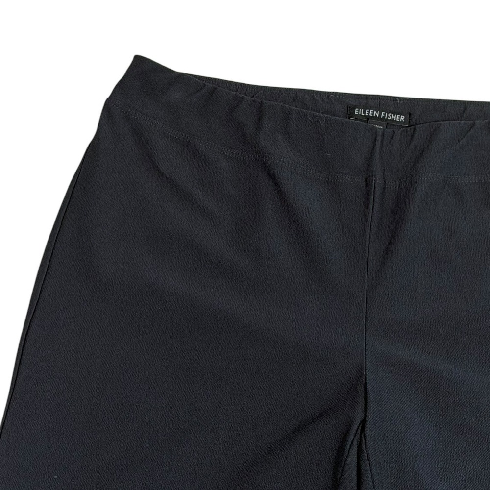 Eileen Fisher Women's Black Viscose Blend Slim Ankle Pants Side Zip Size Small - Picture 3 of 9